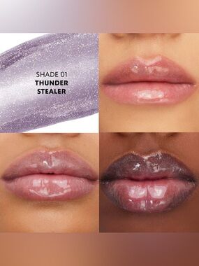 YSL Loveshine Plumping Lip Oil Gloss;Thunder Stealer 01Icy ShimmeryLavender1.4ml